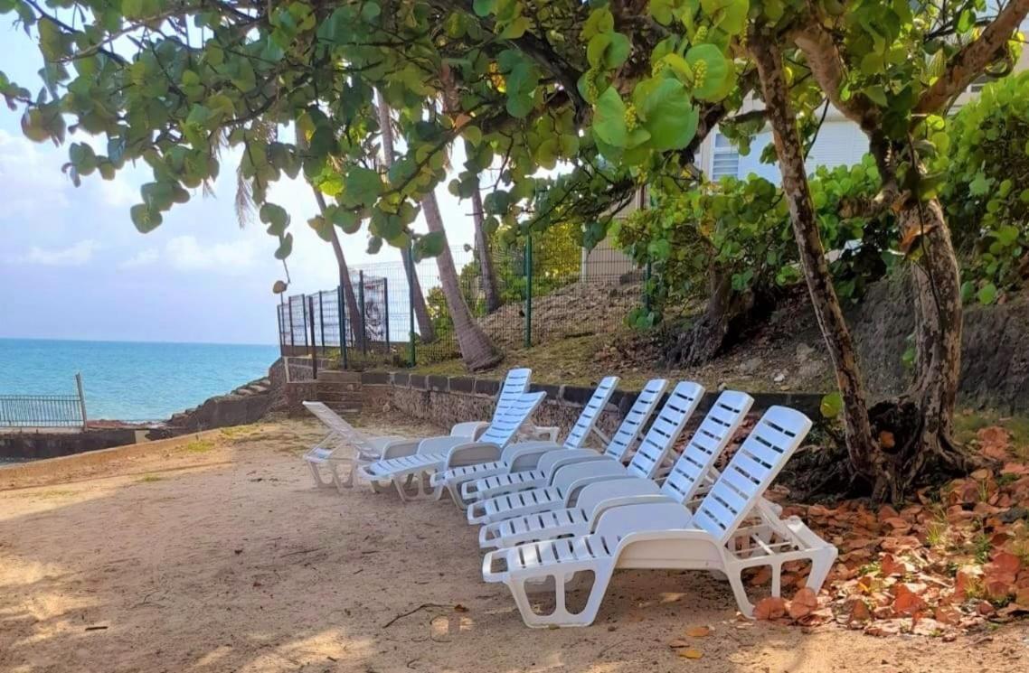 Ilet Bleu Studio Cosy Rdc Vue Mer Et Jardin - Acces Direct Plage Le Gosier  Zewnętrze zdjęcie
