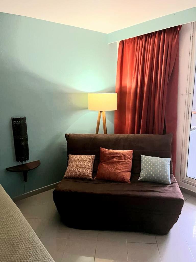 Ilet Bleu Studio Cosy Rdc Vue Mer Et Jardin - Acces Direct Plage Le Gosier  Zewnętrze zdjęcie