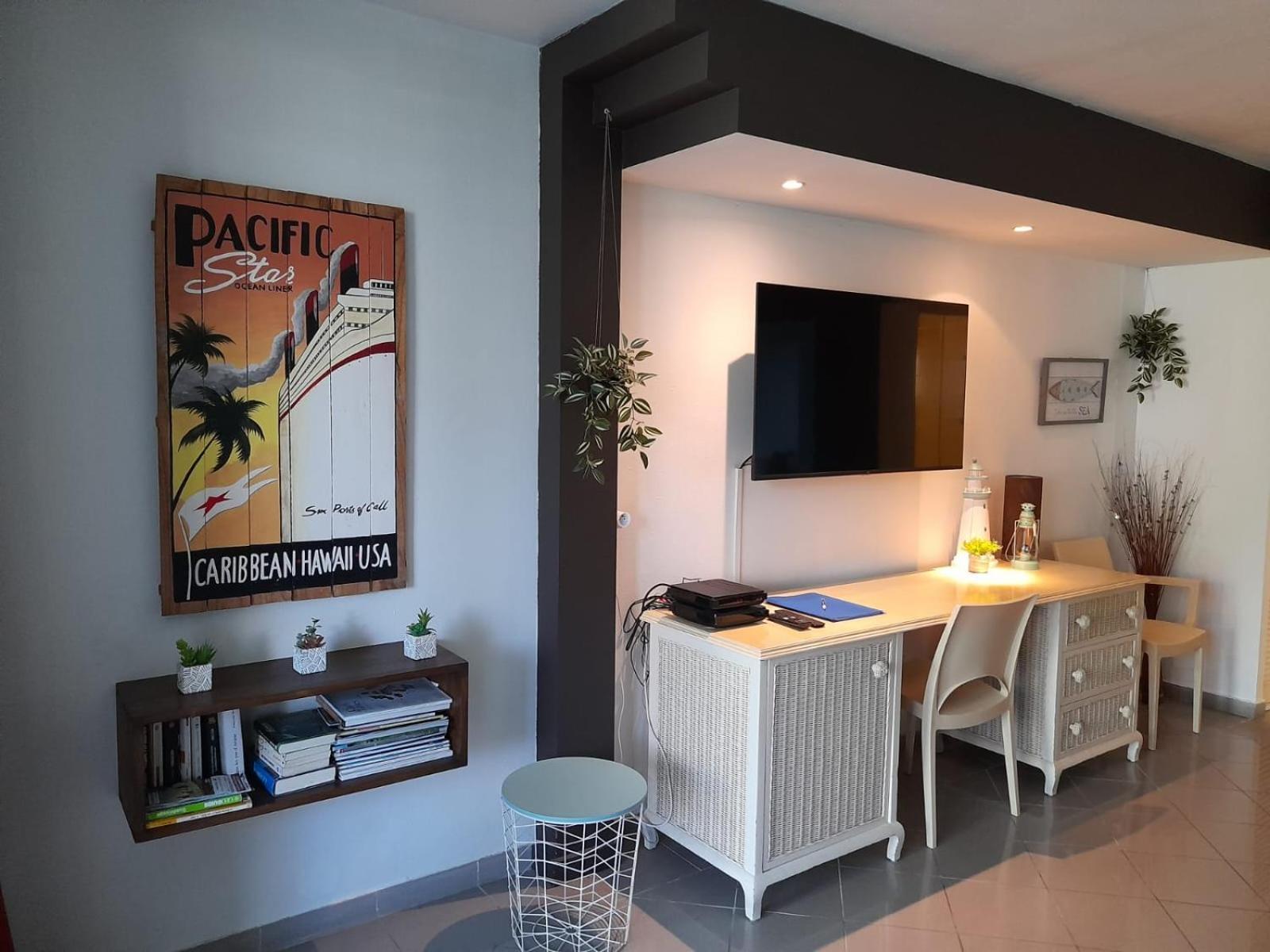 Ilet Bleu Studio Cosy Rdc Vue Mer Et Jardin - Acces Direct Plage Le Gosier  Zewnętrze zdjęcie