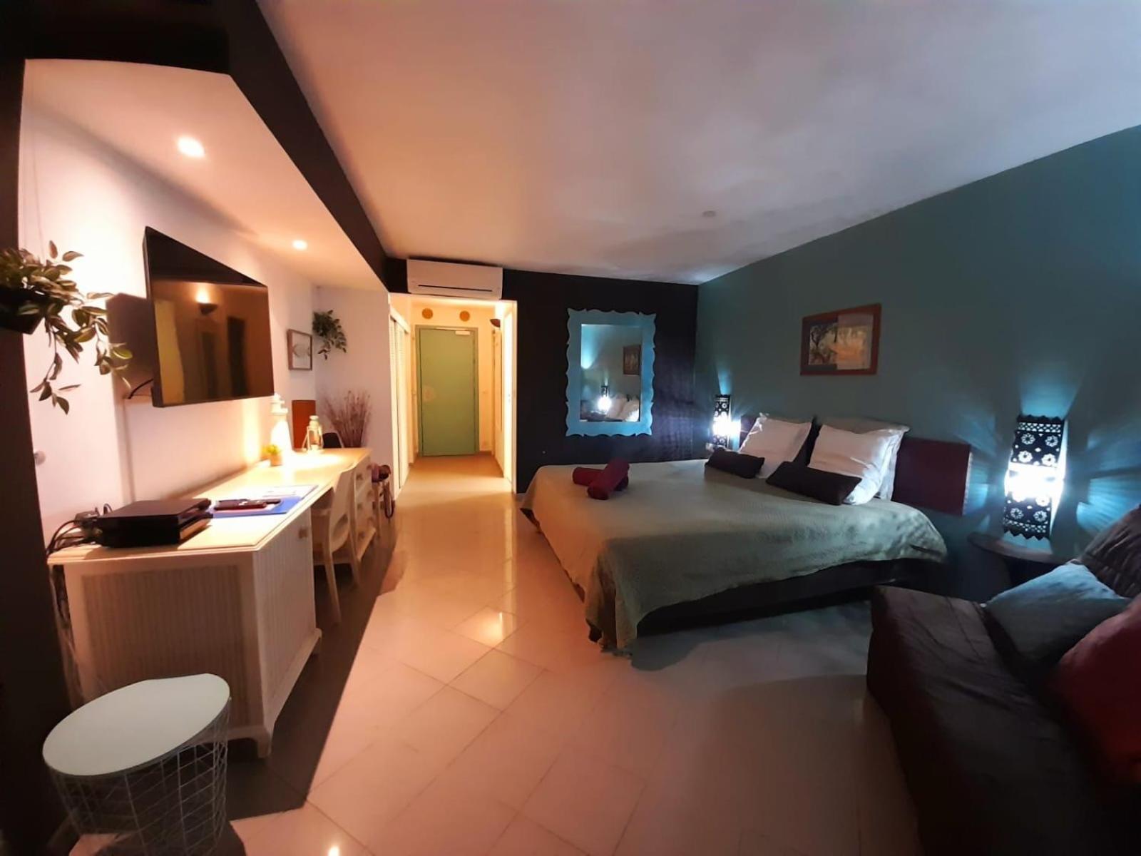 Ilet Bleu Studio Cosy Rdc Vue Mer Et Jardin - Acces Direct Plage Le Gosier  Zewnętrze zdjęcie